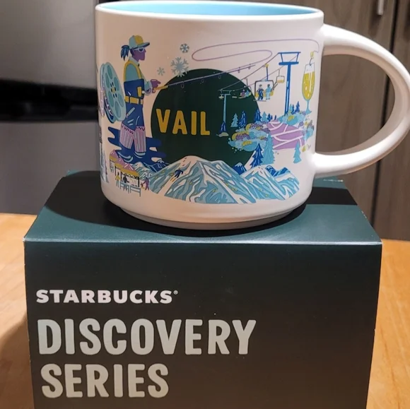 Starbucks NEW Discovery Series Vail 14oz Coffee Mug - Picture 3 of 7